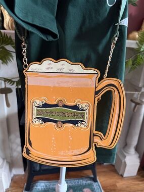 Butterbeer Orange Crossbody Bag - Novelty Beer Mug Design universal Harry potter
